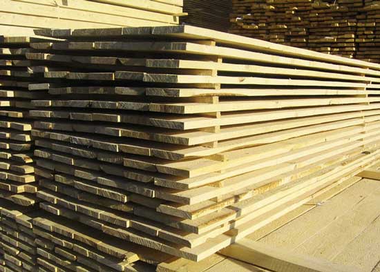 Естественная сушка дерева