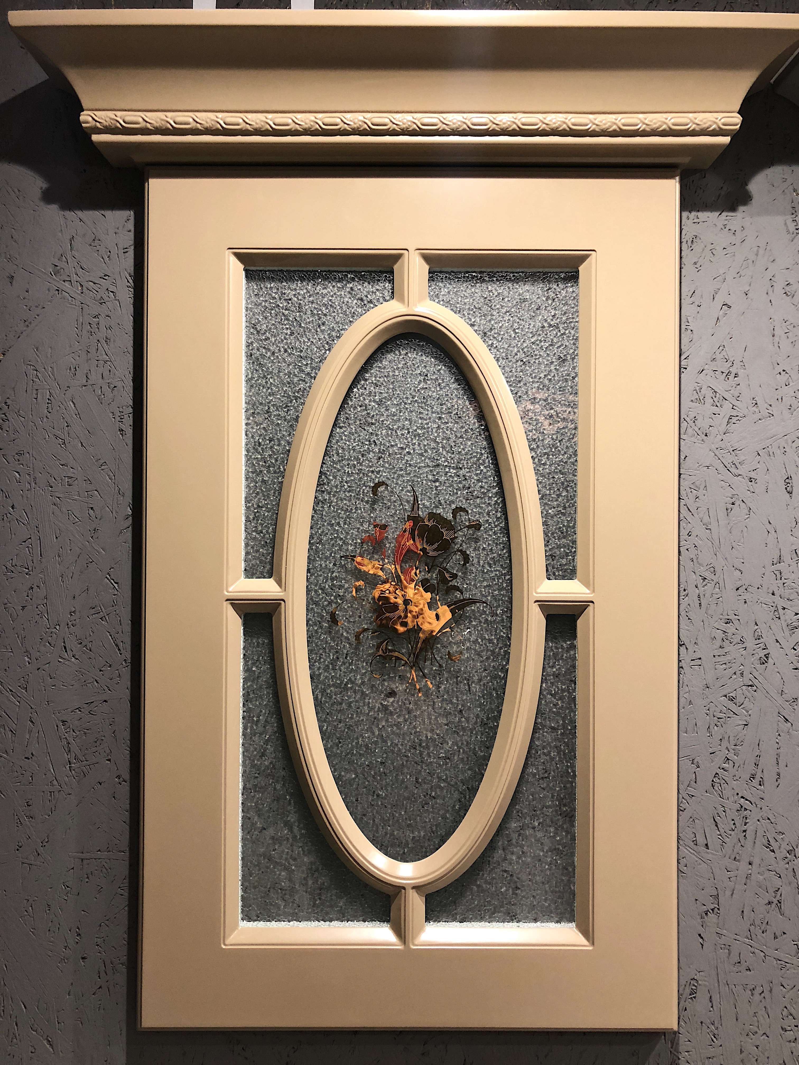 Фасад МДФ под стекло Овал Винтаж 5.1